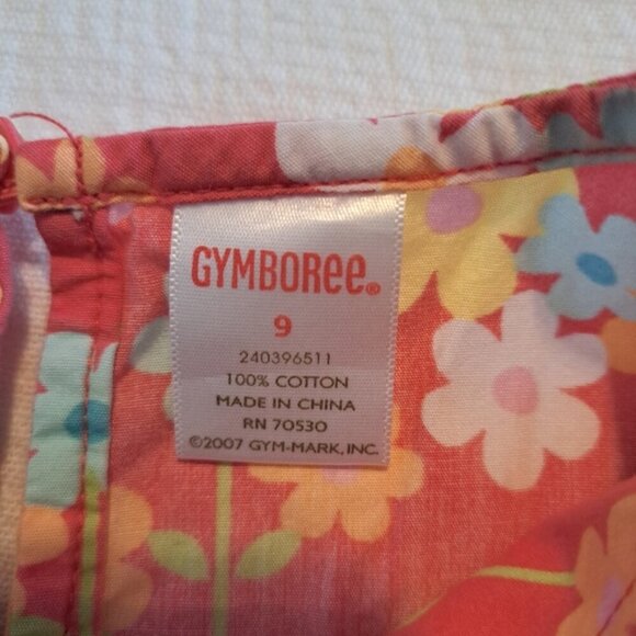 Gymboree girls size 9 Spring Rainbow floral swing top line 2008 - Picture 2 of 3